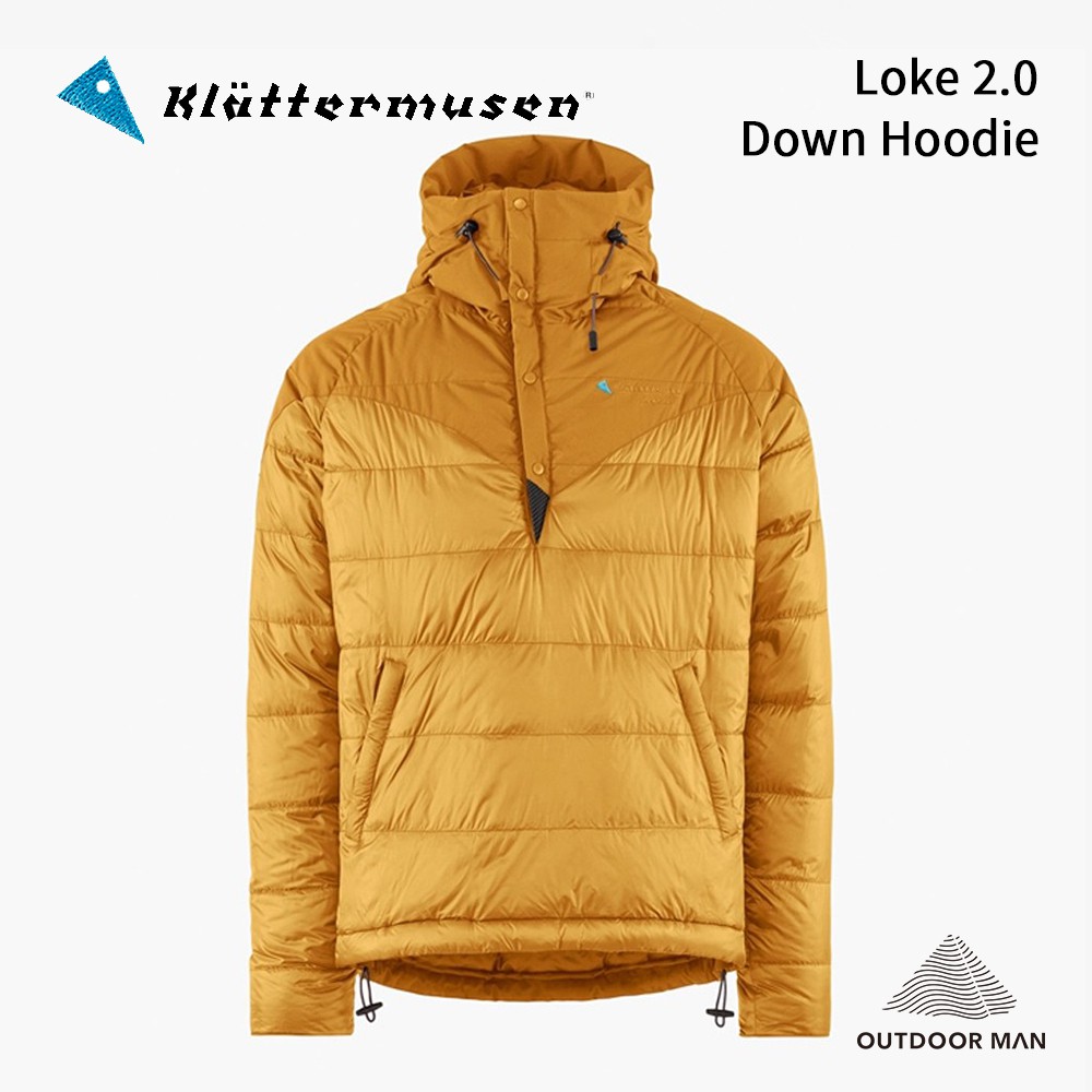 [Klattermusen] 男款 Loke 2.0 Down Hoodie 羽絨連帽保暖上衣/FP800+/蜜蜂黃