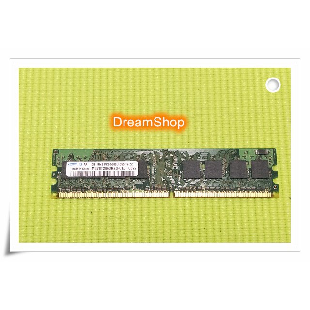 【DreamShop】原廠 Samsung 三星 桌上型 1G DDR2-667 5300U 公司貨 優質顆粒