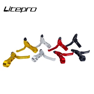 Litepro 自行車車把 P91 V 剎車桿鋁合金超輕 V 剎車桿用於折疊自行車
