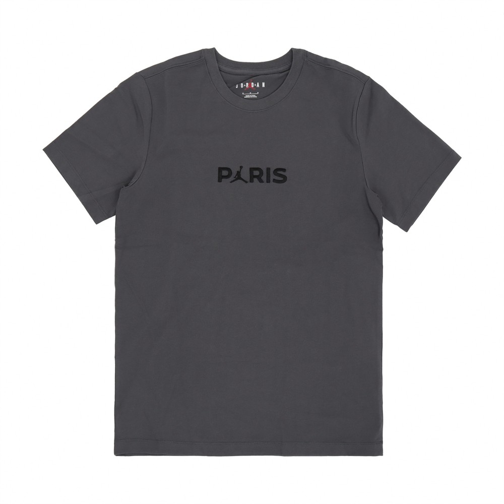 NIKE 短袖上衣 AS M J PSG SS WORDMARK TEE 男 灰 黑 DZ2941068 現貨 廠商直送