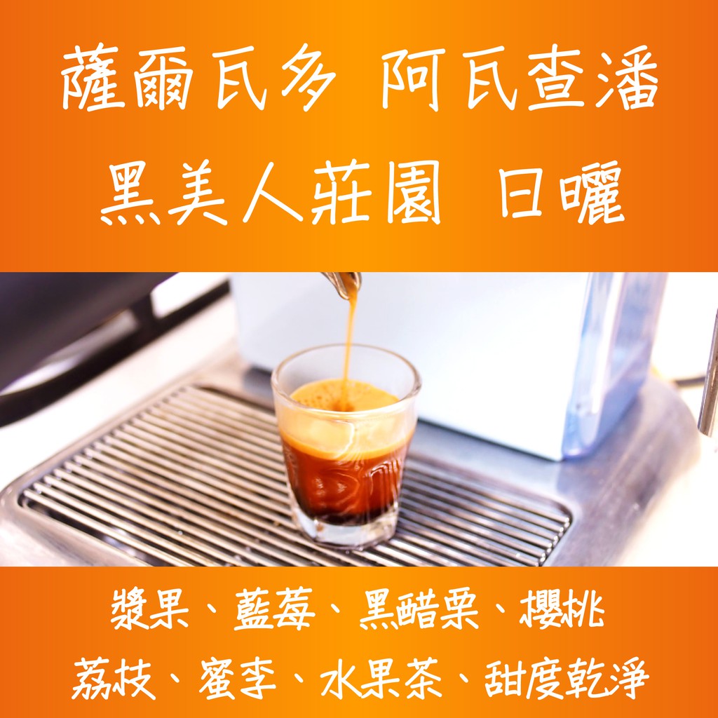 薩爾瓦多阿瓦查潘黑美人莊園日曬咖啡豆 豆箱咖啡 蝦皮購物