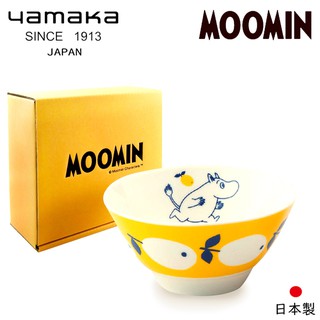 【日本山加yamaka】日本製moomin嚕嚕米彩繪陶瓷碗禮盒1入 (MM031-312)