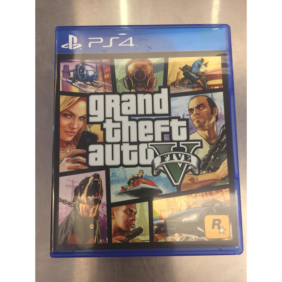 漫遊淇航 Ps4 2件免運 俠盜獵車手5 Gta5 中文版 蝦皮購物