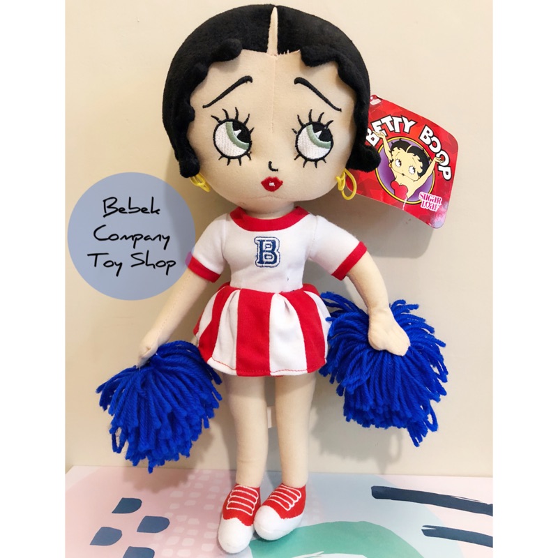 🇺🇸17吋/42cm 2010 Betty Boop 啦啦隊 美女貝蒂 玩偶 絕版 美國二手玩具 環球 貝蒂 娃娃