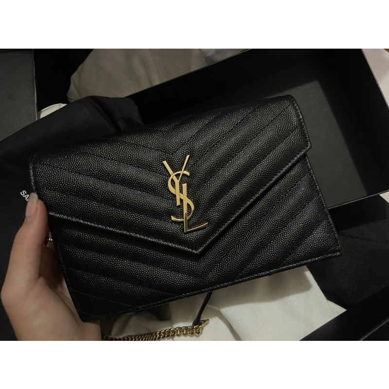 Saint Laurent Paris YSL WOC鏈包 信封包