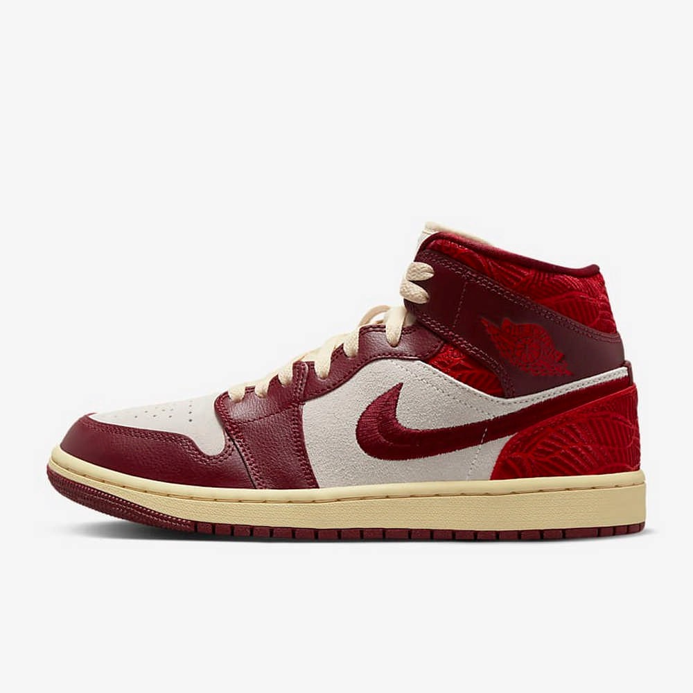 NIKE 籃球鞋 運動鞋 WMNS AIR JORDAN 1 MID SE 女 DZ2820601 紅色 現貨 廠商直送