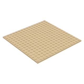 LEGO 樂高 米色 沙色 16x16 底板 平板 91405