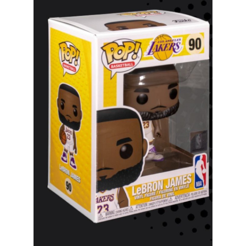 柴寶趣 FUNKO POP 90 勒布朗 詹姆士 NBA 白色球衣 LeBRON JAMES