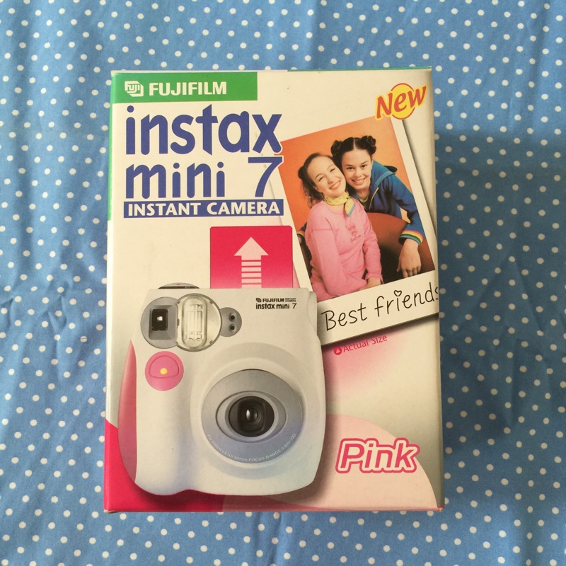 拍立得 FUJIFILM instax mini 7 桃紅色 相機