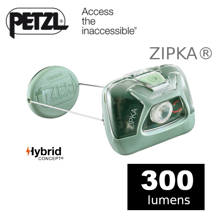 【速捷戶外】PETZL E093GA 高亮度LED頭燈(300流明) ZIPKA, 登山露營,戶外照明,夜釣