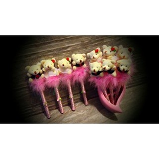 ★ Lucky Day ★★-- 婚禮小熊 結婚熊 對熊 簽名筆 婚禮熊 結婚用品 金色 新郎熊 新娘熊