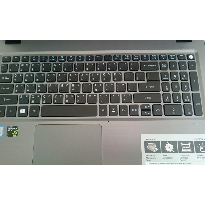 鍵盤保護膜 鍵盤膜 適用於 宏基 ACER Aspire V15 V5-591G V5-591G-72XC 樂源3C