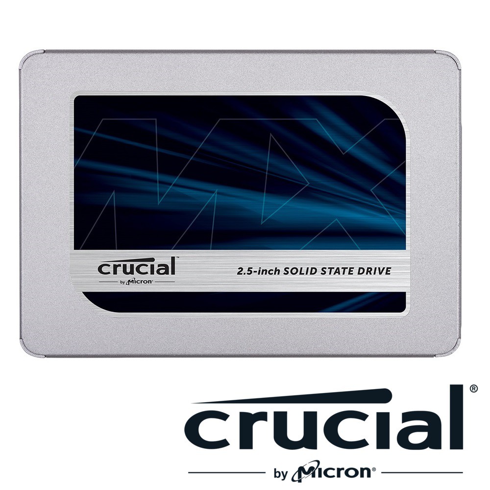 美光 Micron Crucial MX500 500G SATA3 TLC 2.5吋固態硬碟