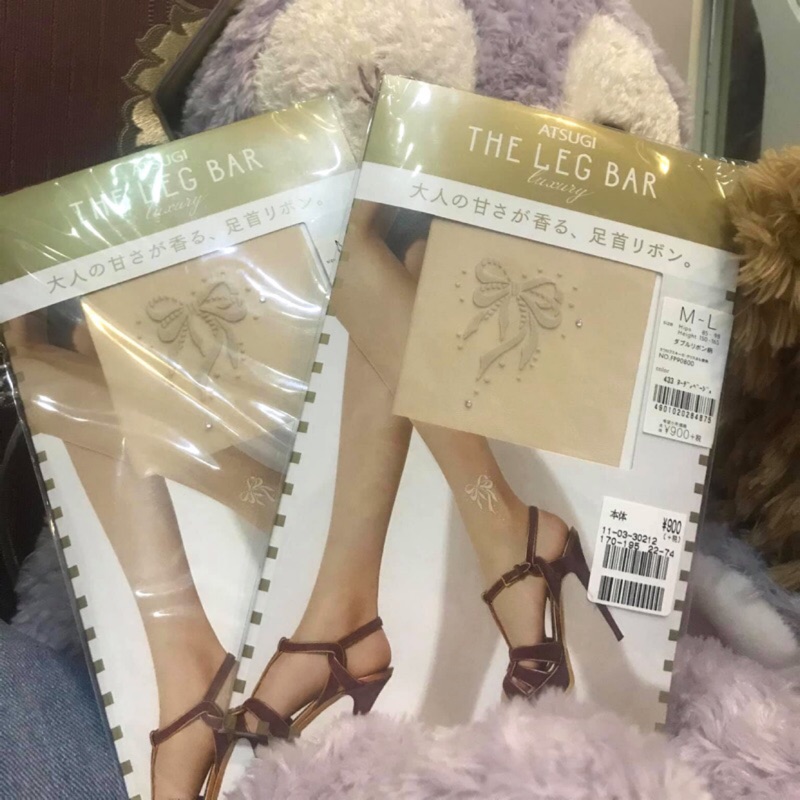 出清！出清！ 日本蝴蝶碎鑽膚色絲襪 M-L尺寸 剩2雙