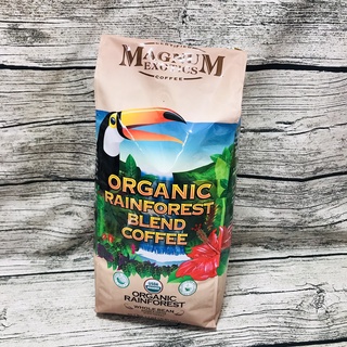 好市多Cosco 代購 Magnum 熱帶雨林有機咖啡豆907公克 100% 阿拉比卡咖啡豆 中深度烘焙 微甜芳香