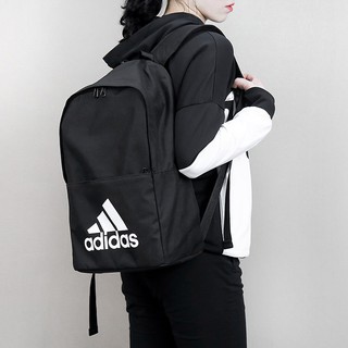 adidas backpack ADIDAS後背包 後背包 黑白 CF9008
