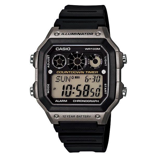 【CASIO】卡西歐 防水 運動手錶 AE-1300WH-8A 台灣卡西歐保固一年