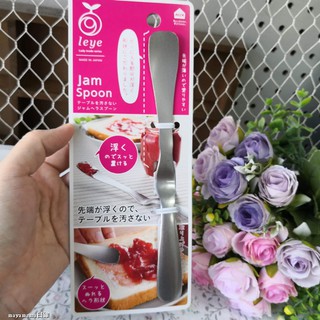♥︎MAYA日雜♥︎🇯🇵日本製 Leye 不鏽鋼 立式 奶油刀 果醬勺