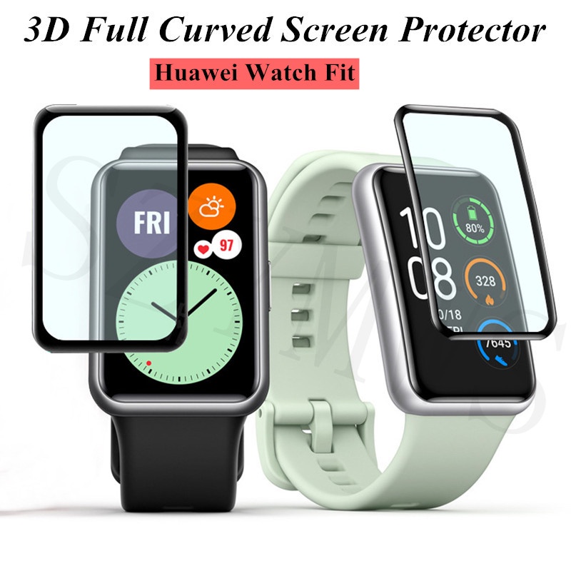 華為 Watch Fit/Fit 2 屏幕保護膜 3D 保護膜適用於華為 Watch Fit Smar 手錶