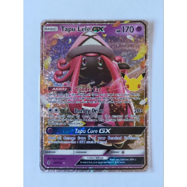 寶可夢25週年 ptcg 美版 Tapu Lele 卡璞蝶蝶 GX 60/145