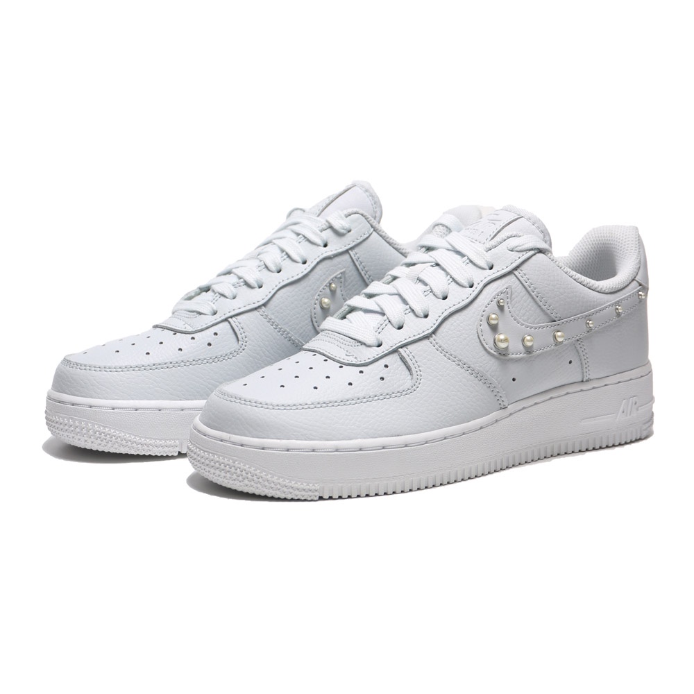 NIKE 休閒鞋 AIR FORCE 1 07 SE TRND 灰藍 珍珠 女 DV3810-001