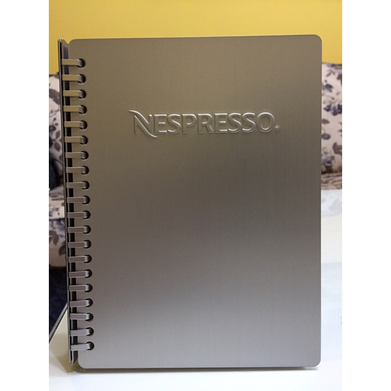 Nespresso限量版「膠囊再生鋁製筆記本」完美鋁程筆記本