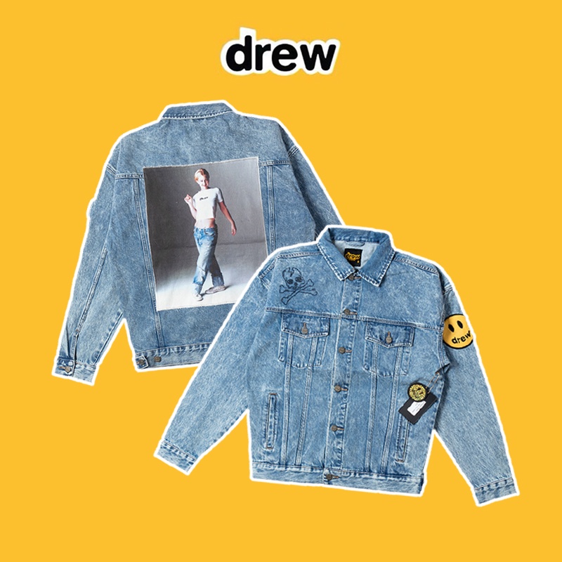 【LOOK】Drew House 貼布牛仔外套