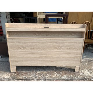 香榭二手傢俱*全新精品 原野橡木色雙人5尺 插座充電式床頭片-床頭櫃-床頭箱-雙人床-床片-床架-寢具-臺中傢俱回收