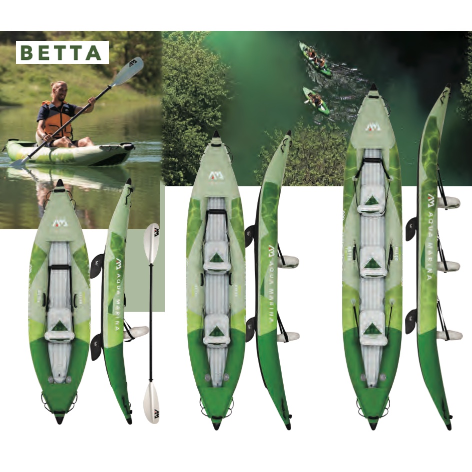 Aqua Marina樂劃 BETTA鬥魚 雙人充氣獨木舟