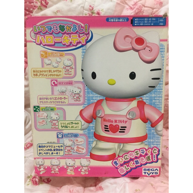 正版 古董 日本三麗鷗 Hello Kitty 絕版限量遙控機器人 日本帶回 古董收藏品 少見商品