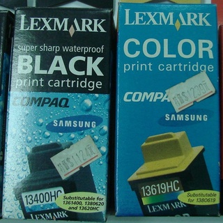 小楊電腦】全新庫存Lexmark /13400HC/13619HC原廠墨水匣含淚出 INK