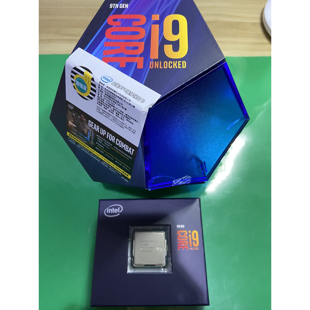 二手 保固內 升級出售 Intel i9 9900k LGA 1151 CPU 九代 處理器