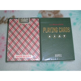 【USPCC 撲克】Vintage Plaid Playing Cards 亞利桑納紅-S102889