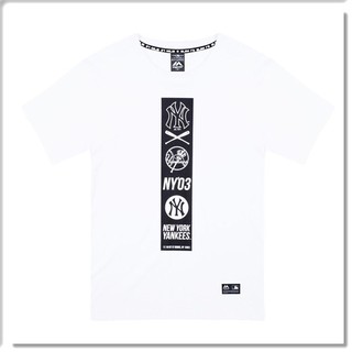 【ANGEL NEW ERA】MLB NY 紐約洋基 潮流圖騰 流行短T T恤 象牙白 休閒 Majestic