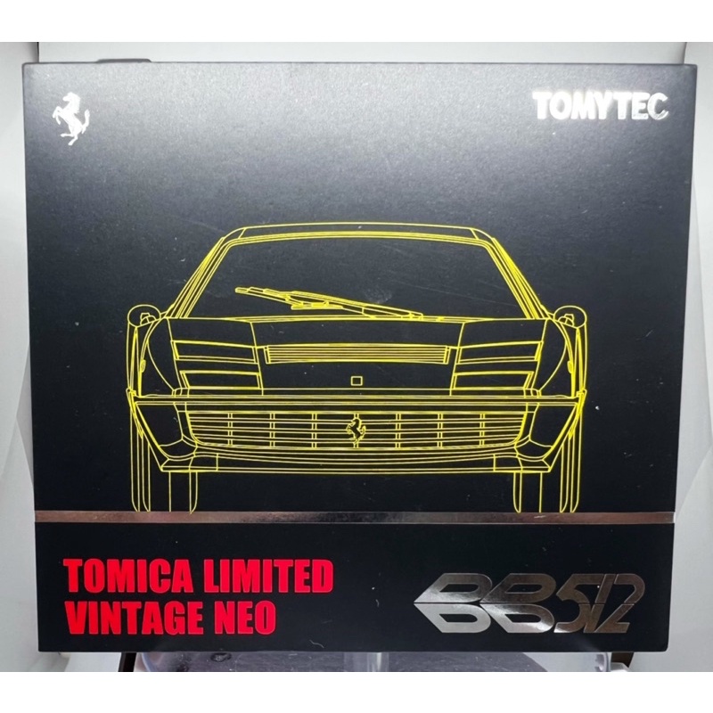 tomytec Tomica limited vintage neo  法拉利 黃 512BB