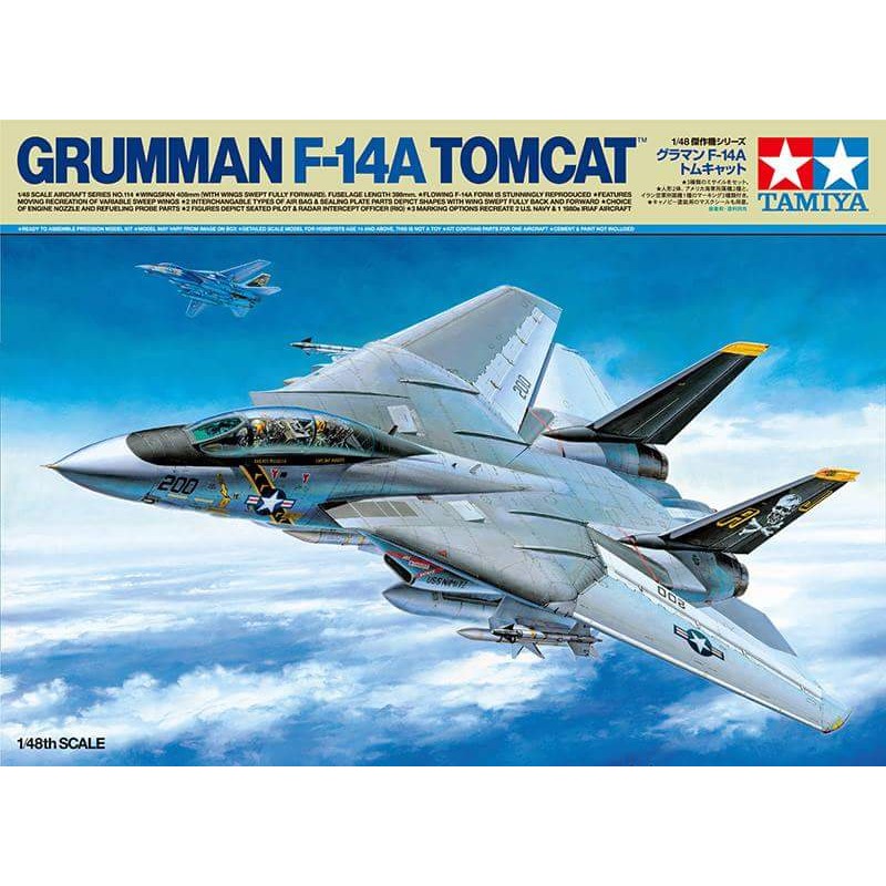 田宮TAMIYA 1/48 --- 61114 Grumman F-14A Tomcat