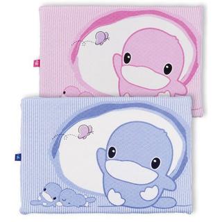 【美國媽咪】KUKU 酷咕鴨 親水防螨透氣乳膠枕 乳膠枕頭 嬰兒枕頭 藍色 粉色KU2047