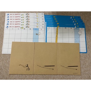 ［文具用品］白熊空白月計畫紙11張｜25K牛皮固頁空白橫線筆記本