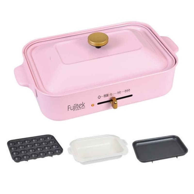全新 現貨 Fujitek 日式多功能烹飪電烤盤 年夜飯加料