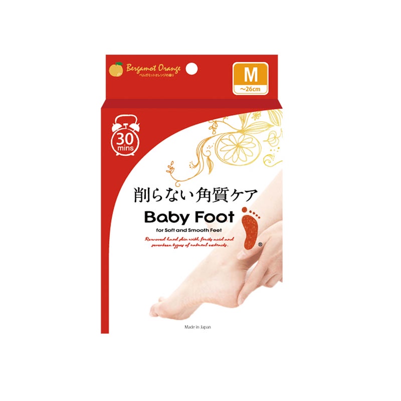 Baby Foot 3D立體足膜(柑桔清香，M) 35ml【家樂福】