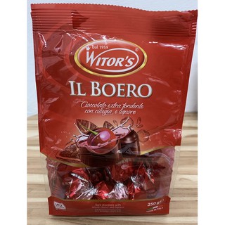 義大利🇮🇹 Witors 酒釀櫻桃巧克力🍒黑巧克力🍫經典綜合巧克力🍫榛果脆米巧克力🍫250g