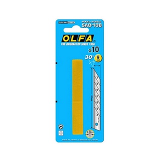 OLFA 30度專業細工刀刀片 10片入 / 盒 SAB-10B