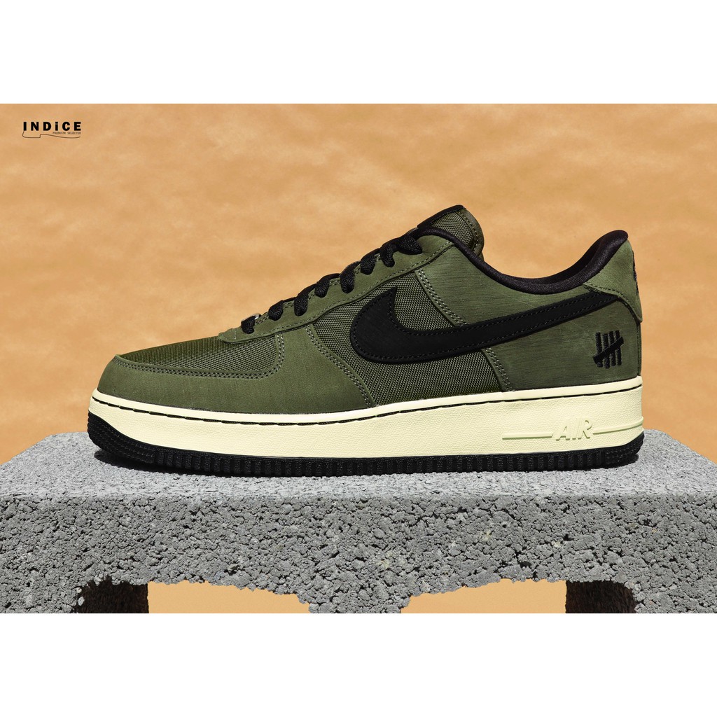INDiCE↗ Undefeated x Nike Air Force 1 Low SP DH3064-300 軍綠