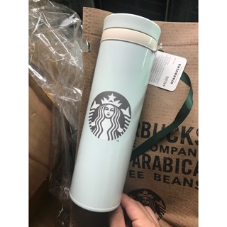 A現貨 現貨韓國星巴克超輕量淺藍色保溫保冰瓶500ml A2020011