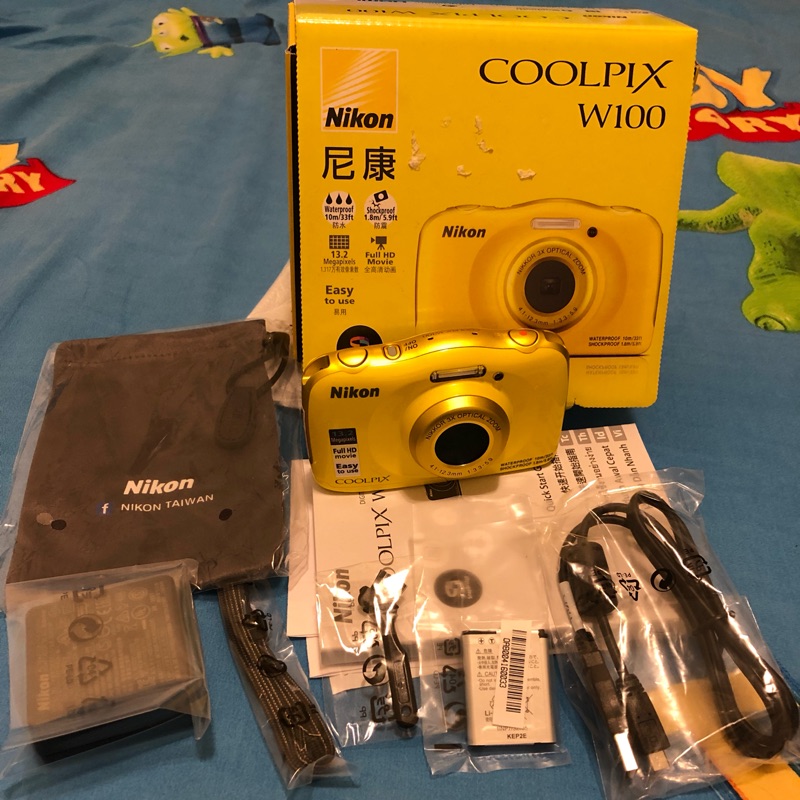 Nikon coolpix W100 防水,防摔,防塵數位相機