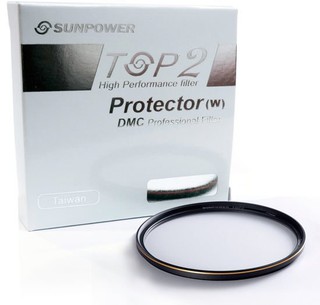 【中壢NOVA-水世界】SUNPOWER TOP2【49mm 52mm 55mm】MCUV UV保護鏡 超薄框多層鍍膜