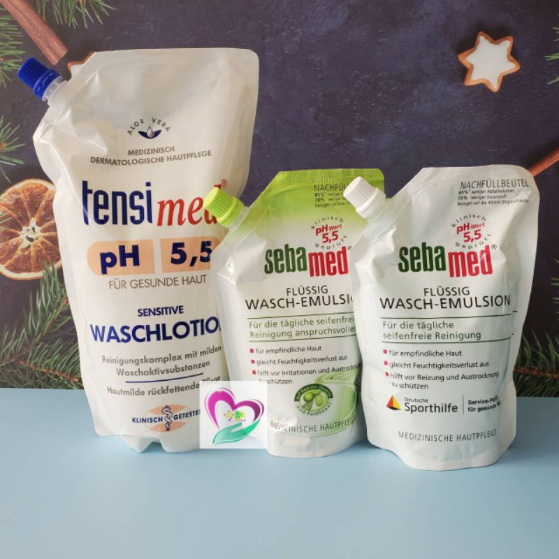 德國SEBAMED 全新產品 tensimed PH5.5敏感肌沐浴潔膚露1000ml 原味 補充包 現貨