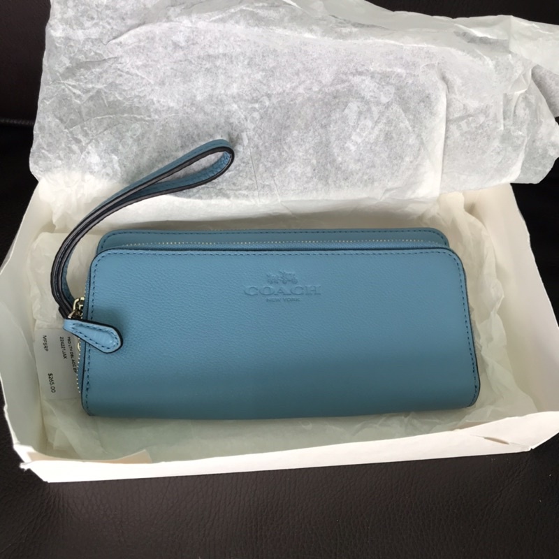coach蔻馳正品全新手拿包 美國outlet購入保真