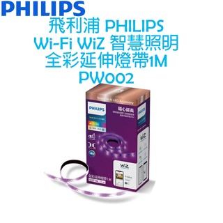 飛利浦 PHILIPS WIFI WiZ 智慧照明 全彩燈帶 1M PW002