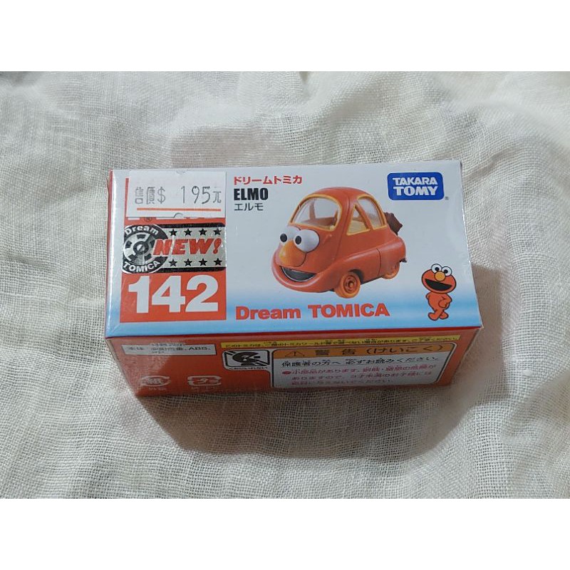 [全新] Tomica 多美 142 芝麻街 ELMO 紅色 金龜車